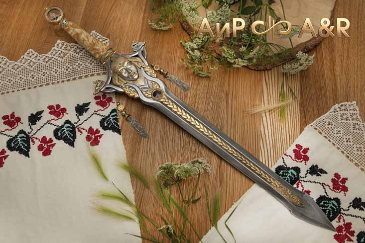 Новое изделие: коллекционный меч "Берегиня" - мифология, воплощенная в виде меча. - Компания «Клинок-АиР»