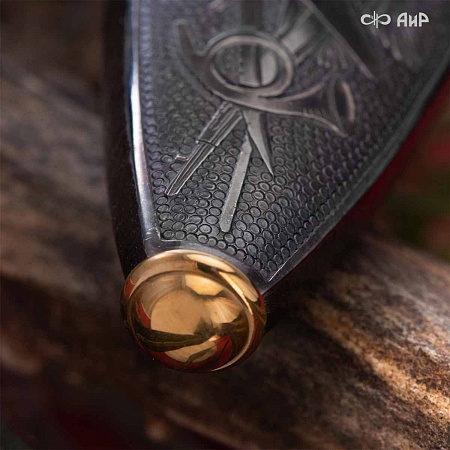 Авторский охотничий кинжал Русский лес № 39184 - мастера Златоуста  Авторский охотничий кинжал Русский лес № 39184 - мастера Златоуста