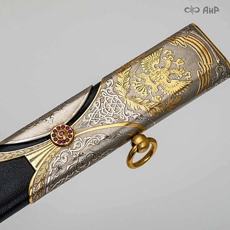 Авторская сабля Георгий Победоносец № 36966 - мастера Златоуста
