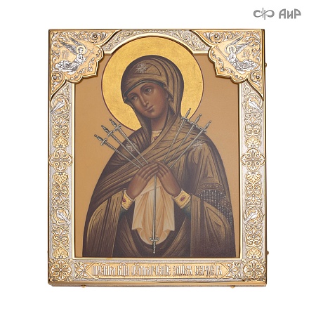  Икона в окладе Умягчение злых сердец (ручная работа) № 39123 - мастера Златоуста