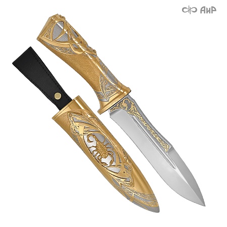 Нож "Скорпион" ручной работы № 33018 - мастера Златоуста