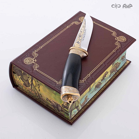  Набор с ножом Все об охоте № 38909 - мастера Златоуста