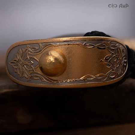 Шашка Казачья с серебряной чаркой ручной работы № 37355 - от мастеров Златоуста
