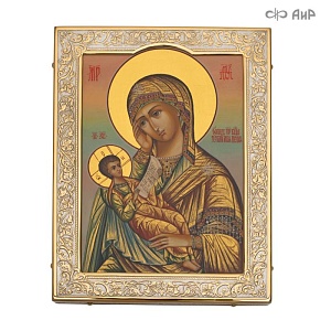  Икона Божией Матери в окладе "Утоли моя печали" (ручная работа) № 37685 - мастера Златоуста