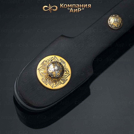 Кинжал "Кавказский" ручной работы № 35516 - от мастеров Златоуста