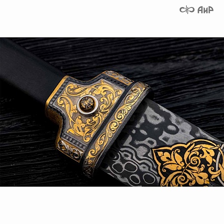 Кинжал Кавказский ручной работы № 36129 - от мастеров Златоуста