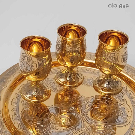 Коньячный набор Теплая компания ручной работы № 1903 - мастера Златоуста