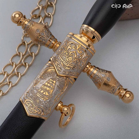  Кортик Адмиральский ручной работы № 39051 - сделано в Златоусте