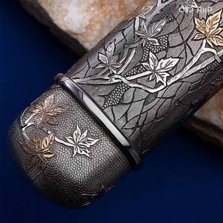 Авторский танто Кленовый сад № 39204 - мастера Златоуста