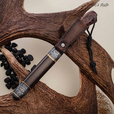  Гарнитур охотничий Великаны леса, с хиршфангером № 39207 - мастера Златоуста