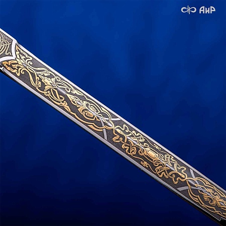 Кортик Адмиральский ручной работы № 36457 - сделано в Златоусте