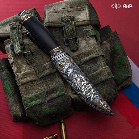 Нож "Бекас" ручной работы № 37853 - мастера Златоуста