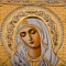 Икона Божией Матери в окладе "Умиление" (ручная работа) № 2295 - мастера Златоуста