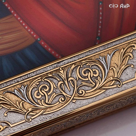  Икона в окладе Святой Мученик Трифон (ручная работа) № 39140 - мастера Златоуста
