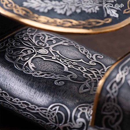  Гарнитур охотничий Царская охота № 39191 - мастера Златоуста