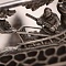 Авторская композиция Погоня № 37106 - мастера Златоуста