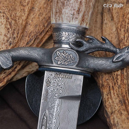 Авторский кинжал "Хиршфангер" № 37948 - мастера Златоуста