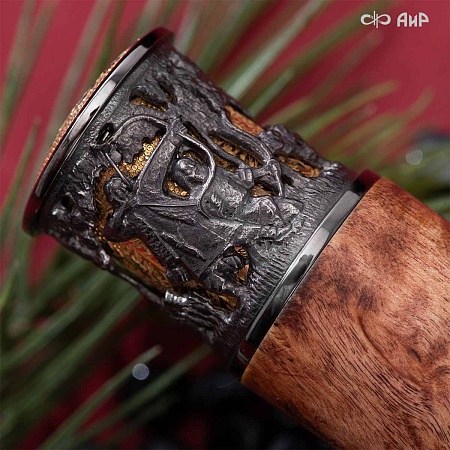  Авторский охотничий кинжал Русский лес № 39185 - мастера Златоуста