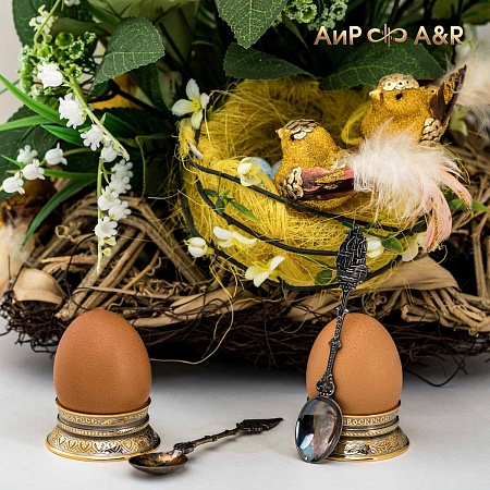 Подставка для яйца Пасхальная ручной работы № 36879 - мастера Златоуста