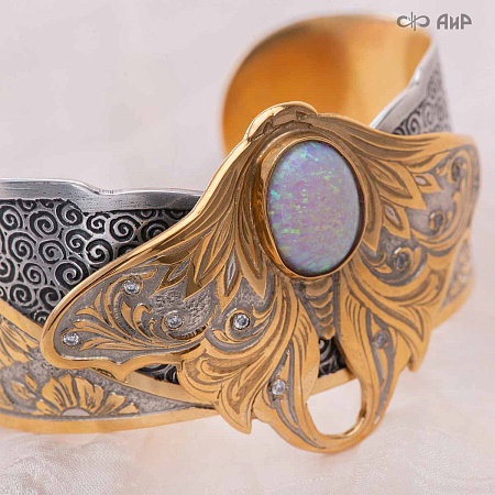  Браслет Флора (ручная работа) № 39246 - мастера Златоуста