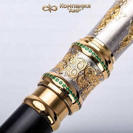 Авторская трость с перунитом № 36561 - мастера Златоуста