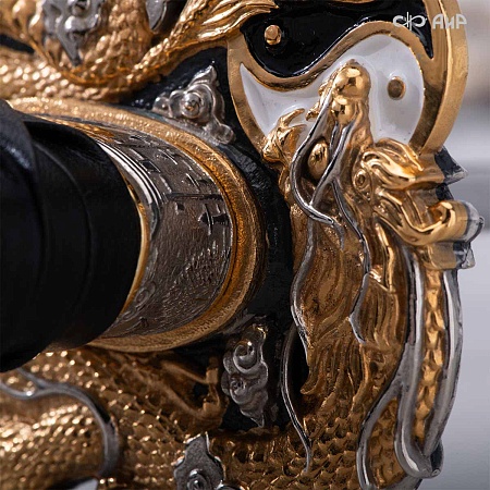  Авторская катана Золотой дракон № 39201 - от мастеров Златоуста