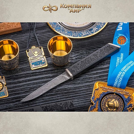  Авторский офисный нож "Ю-Урал" (граб, ZDI-1016) - мастера Златоуста
