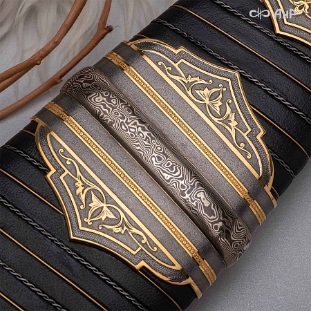 Черноморский ятаган Лаз-Бичак ручной работы № 36689 - от мастеров Златоуста