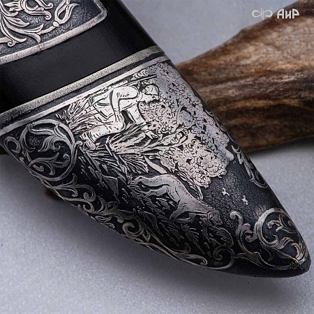  Нож Арсенальный люкс ручной работы № 39202 - мастера Златоуста