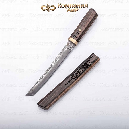 Авторский айкути (ZDI-1016, макасар, фути мокуме гане) - мастера Златоуста