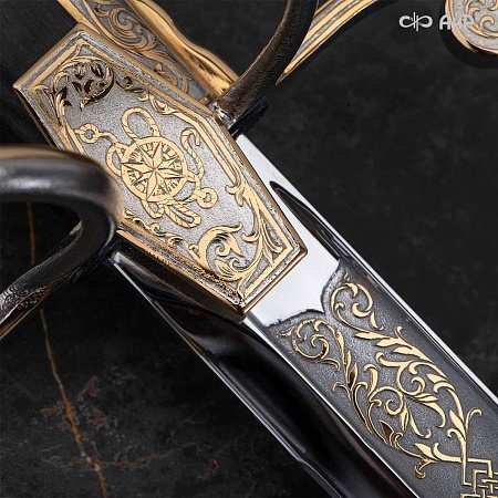 Авторский морской палаш Флотилия № 37196 - мастера Златоуста