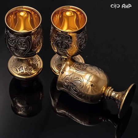 Коньячный набор Теплая компания ручной работы № 1903 - мастера Златоуста