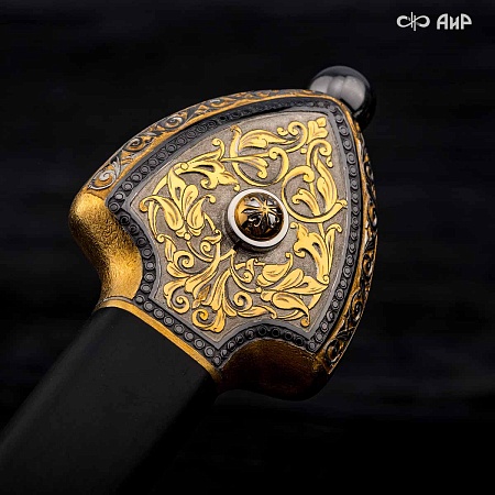 Кинжал Кавказский ручной работы № 36129 - от мастеров Златоуста