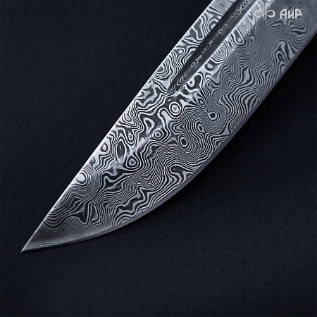 Нож Финка-2 Пилот ручной работы (в серебре) № 38394 - мастера Златоуста