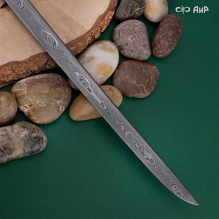 Катана Большая волна ручной работы № 39205 - от мастеров Златоуста