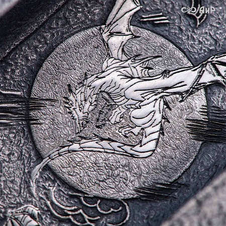  Авторский кинжал Лёд и Пламя № 39223 - мастера Златоуста