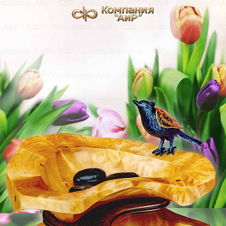 Авторская композиция "Синяя птица" № 36187 - мастера Златоуста