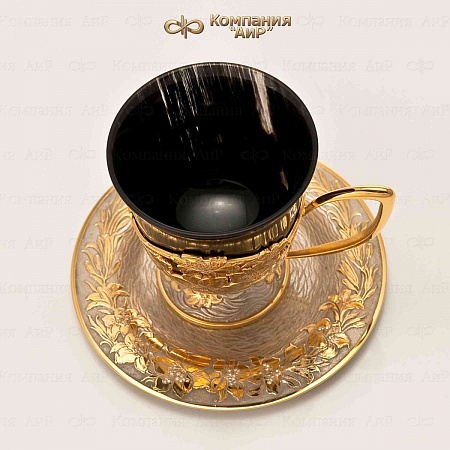  Кофейный набор ручной работы № 30431, 30432 - мастера Златоуста