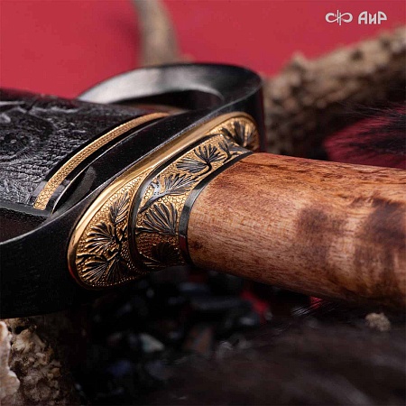  Авторский охотничий кинжал Русский лес № 39185 - мастера Златоуста