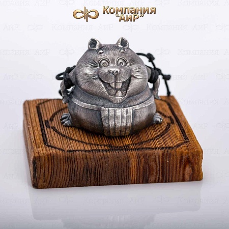Авторский сувенир Хома Рикиси (серебро) - мастера Златоуста