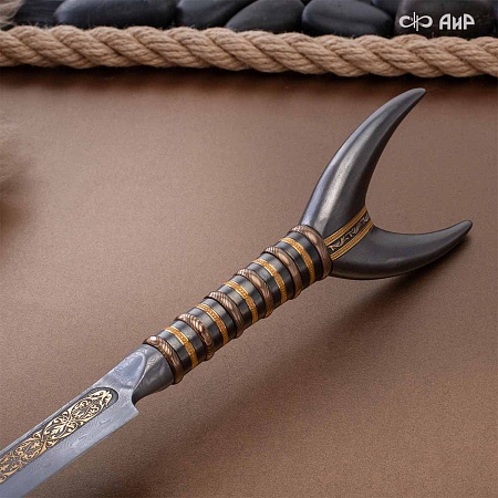  Черноморский ятаган Лаз-Бичак ручной работы № 39244 - от мастеров Златоуста