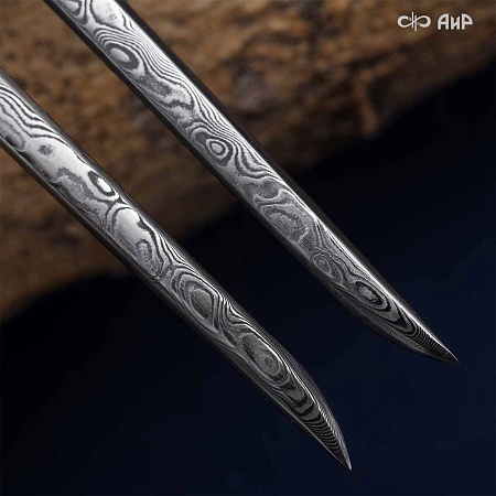  Гарнитур охотничий Царская охота № 39191 - мастера Златоуста