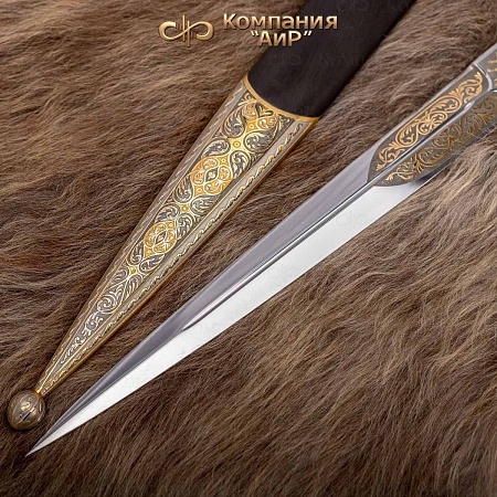  Кинжал "Кавказский" ручной работы № 36589 в резерве - от мастеров Златоуста