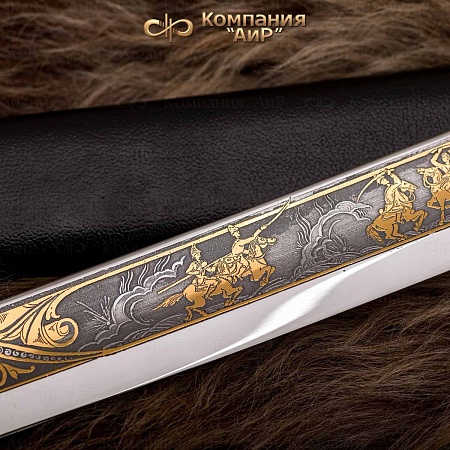  Шашка "Казачья" ручной работы № 36591 - от мастеров Златоуста