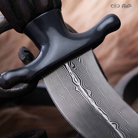 Кинжал с пламенеющим клинком № 39279 - мастера Златоуста