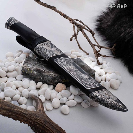  Нож Арсенальный люкс ручной работы № 39202 - мастера Златоуста