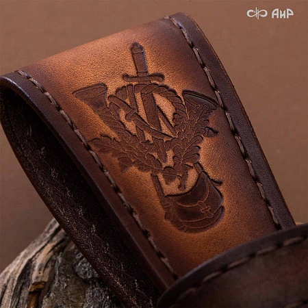 Авторский охотничий кинжал Русский лес № 39184 - мастера Златоуста  Авторский охотничий кинжал Русский лес № 39184 - мастера Златоуста