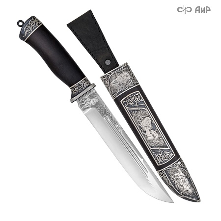 Нож Арсенальный люкс ручной работы № 36852 - мастера Златоуста