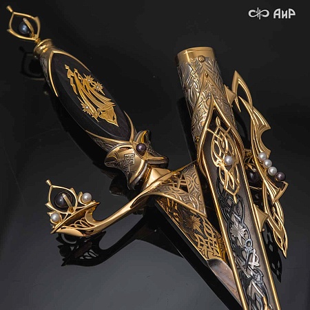 Авторский кортик Черная жемчужина № 33001 - мастера Златоуста