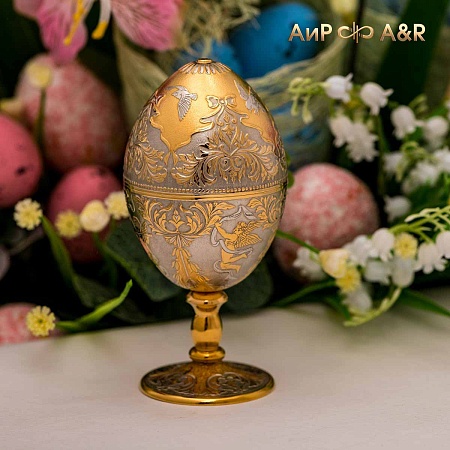  Сувенирное яйцо Пасхальное (ручная работа) № 36878 - мастера Златоуста